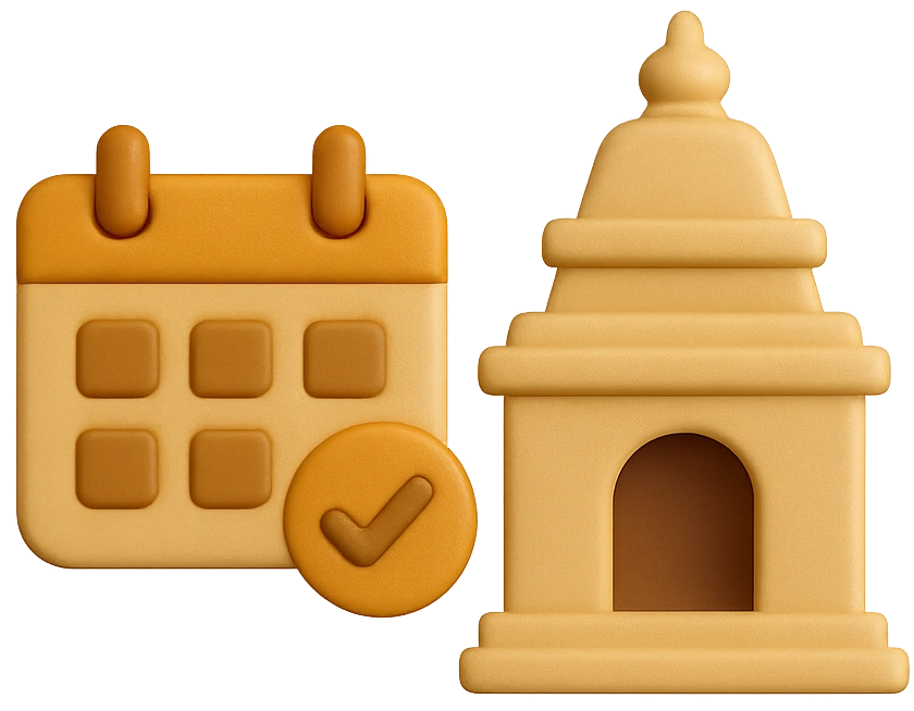 Online temple booking system for devotees