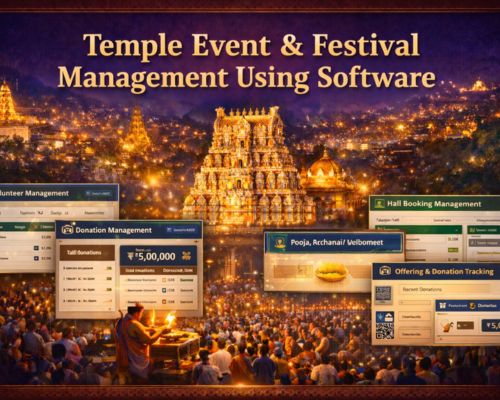 Temple Event and Festival Management Using Software